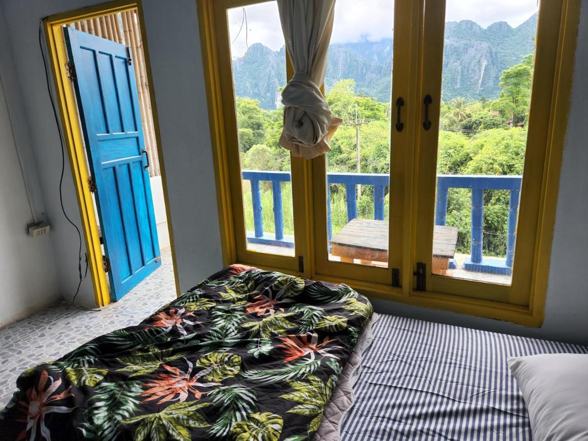 Blue Guesthouse 방 비엥 외부 사진