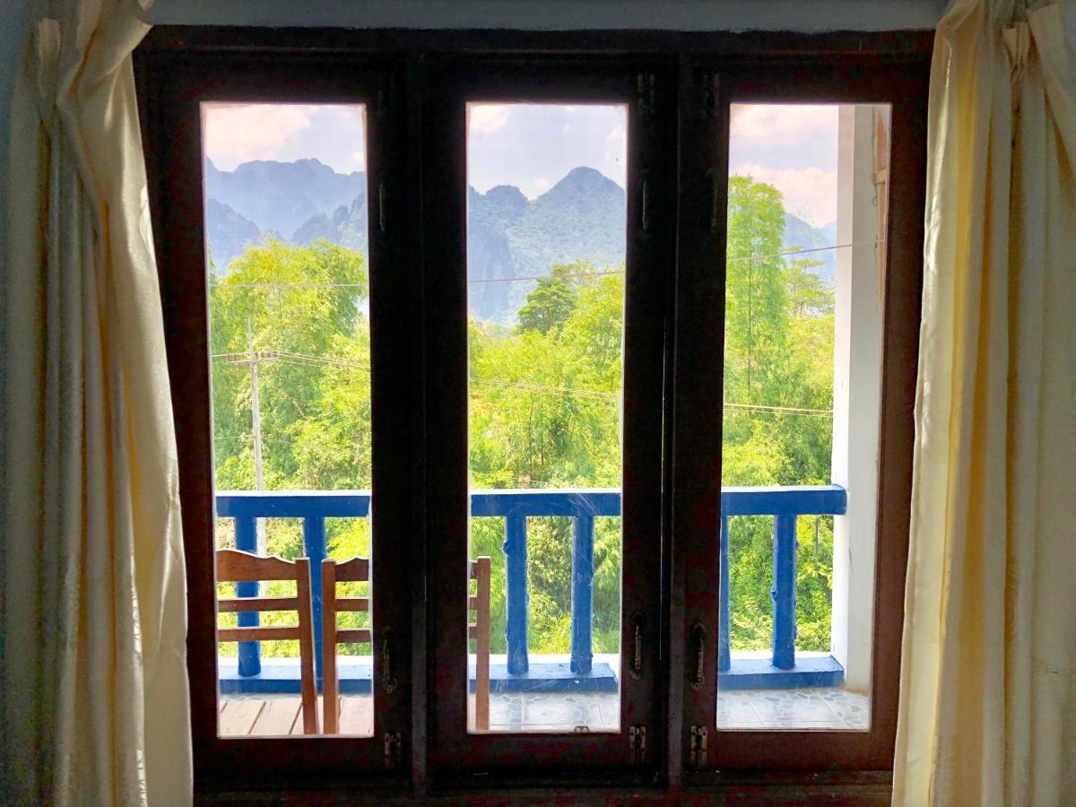 Blue Guesthouse 방 비엥 외부 사진